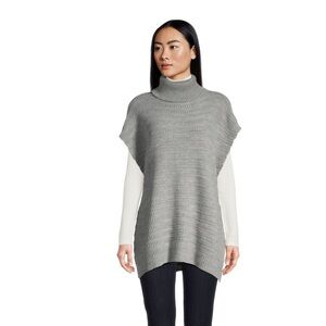 Cost Plus World Market Charcoal Cowl Neck Sweater